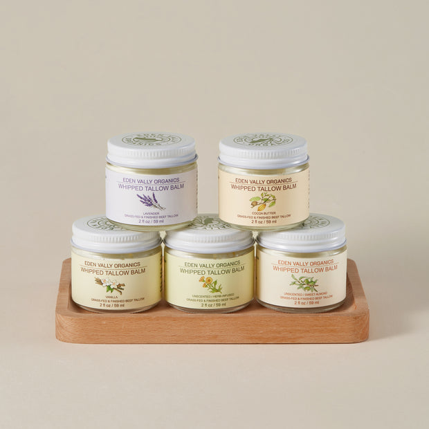 Unscented Herb-Infused Beef Tallow Balm